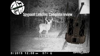 SPYPOINT LINK EVO CELLULAR TRAIL CAMERA  Complete Review [upl. by Dahle]