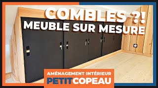 Aménager des combles  meuble et portes coulissantes sur mesure  Rénovation extrême [upl. by Harwell988]