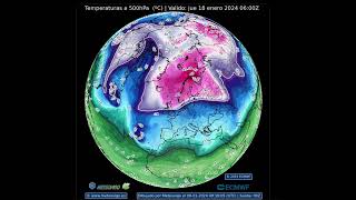 Seguimiento al invierno 2024 análisis del vórtice polar troposférico y masas de aire [upl. by Rafaelof]