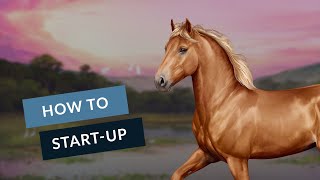 Horse Reality  Beginners Guide 1  Starting Up [upl. by Ecnarepmet]