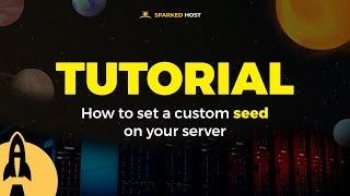 How to Set a Custom Seed on your Minecraft Server [upl. by Zaria678]