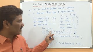 LOGICAL OPERATORS IN C PROGRAMMING WITH EXAMPLES [upl. by Ellac]