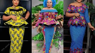 SKIRT AND BLOUSE STYLES FOR STYLISH LADIES ANKARA SKIRT AND BLOUSE DESIGNS PUPLUM TOPS STYLES Vol3 [upl. by Perretta]