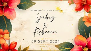 JABEZ WEDS REBECCA  WEDDING  FROM 430 PM ONWARDS [upl. by Aeet623]