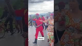 Bobi Wine in Kisoro district with an old woman [upl. by Shandee]