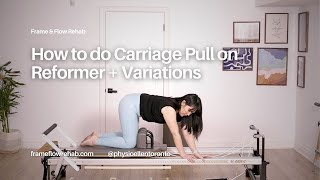 How to do Carriage Pull on Reformer Core Trunk Abs Physio [upl. by Ilrahs]