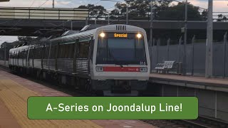 ASeries on the JOONDALUP LINE  Joondalup to Fremantle Express Services [upl. by Lydon]