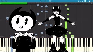 Bendy And The Ink Machine Chapter 3 Song  Another Chapter  TryHardNinja  Piano Cover  Tutorial [upl. by Kamal]