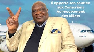 Billet moins cher il apporte son soutien au peuple Comorien [upl. by Longan]