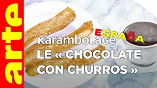 Le « chocolate con churros »  Karambolage España  ARTE [upl. by Arramas]