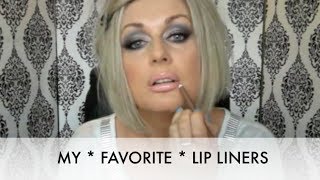 MY FAVORITE LIP LINERS [upl. by Joub256]