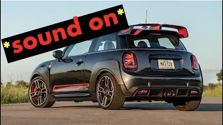 2022 mini cooper resonator delete exhaust system sound [upl. by Blunk84]