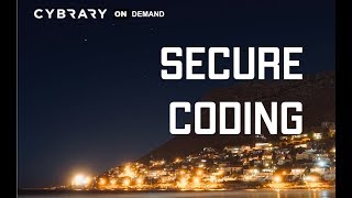 Secure Coding Training Course Lesson 1 of 5  Introduction  Software Development  Cybrary [upl. by Atat567]