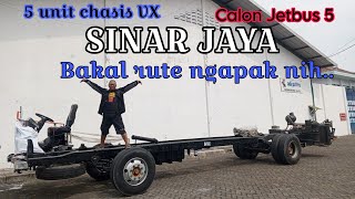 5 Chasis Sinar jaya Hino RK8 sudah tiba karoseri Adi putro  apakah nantinya untuk jalur ngapak ⁉️ [upl. by Caddaric]