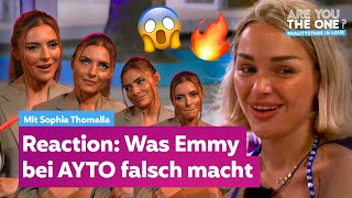 HighlightReaction mit Sophia Thomalla 🔥  Folgen 1 amp 2  Are You The One  Realitystars in Love [upl. by Eatnuhs]