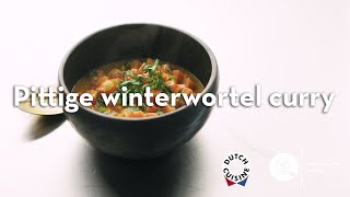 Pittige winterwortel curry  Groenten in de hoofdrol [upl. by Nyliram]