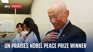 UN news conference on this years Nobel Peace Prize winner [upl. by Aglo326]