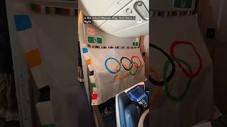 I flew with THE Olympic flag from Paris to LA and there was a whole party for it shorts [upl. by Sedicla954]