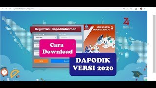 Cara Download Dapodik Versi 2020 [upl. by Ymeraj]