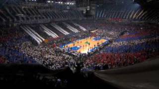 Atmosfera u quotAreniquot uoci kosarkaske utakmice Partizan  Makabi [upl. by Radack]