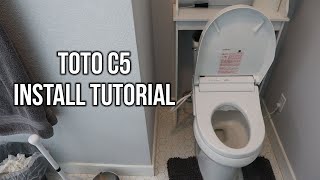 Toto C5 Round Install Tutorial [upl. by Nyrroc562]