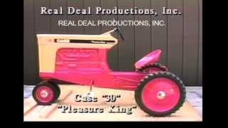 Case  30 Pleasure King Pedal Tractor  Ertl [upl. by Nylatsyrk]