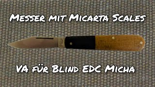 Messer mit Micarta Griffschalen ➡️VA für EDCMICHA [upl. by Howe406]