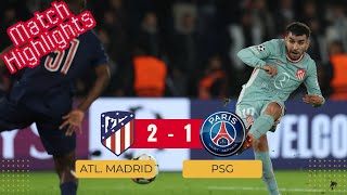 PSG vs Atl de Madrid  Match Highlights championsleague efootball2025 [upl. by Akihc187]