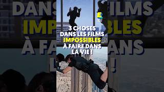 3 choses dans les films impossibles à faire dans la vie  shorts [upl. by Ecirtnuahs]