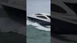 Sunseeker Splashes Haulover inlet [upl. by Flemings938]