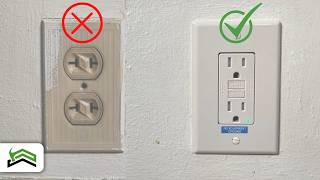 How To Replace An Old 2 Prong Outlet Using 3 Prong GFCI [upl. by Natala692]