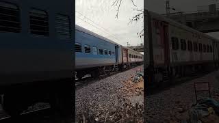 12532 Lucknow Jn Gorakhpur Intercity Moving Towards Badshahnagar Station [upl. by Seuqramed]