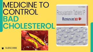 Rosuvastatin Tablet  Rosuvastatin Tablet IP  Rosuvas Tablet Uses amp Side Effects [upl. by Hoashis]