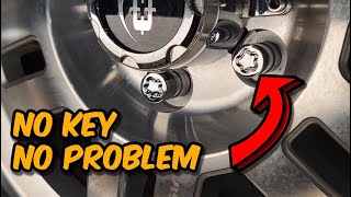 The 3 BEST Ways to Remove a Wheel Lock Without a Key [upl. by Htiaf897]