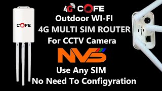 Cofe 4g Multi Sim router [upl. by Rugen]