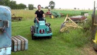 Ransomes MG5 Crawler Tractor  Drive By [upl. by Anawek]