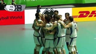 Highlights Italia vs Polonia  SemiFinal  Mens U21 Volleyball World Champs 2021 [upl. by Asila]