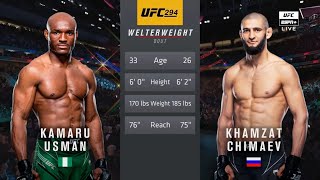 🔴 UFC 294 Kamaru Usman vs Khamzat Chimaev  Full Fight amp Highlights  Middleweight Bout [upl. by Holey]