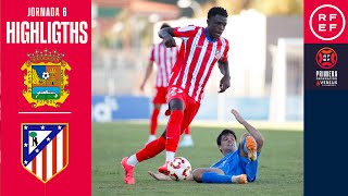 Resumen PrimeraFederación  CF Fuenlabrada 01 Atlético de Madrid B  Jornada 6  T 20242025 [upl. by Asyla]