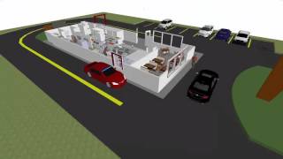 Fast Food Restaurant Simulation [upl. by Ihtraa]