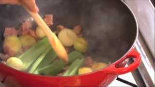 French Coq Au Vin Recipe Part 1  World Kitchen [upl. by Edgell972]