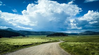 Valles Caldera National Preserve drivethrough [upl. by Harimas]