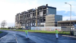 Cockenzie Power Station Demolition [upl. by Rayburn]