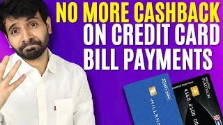 BREAKING No More Cashback on Credit Card Bill Payments via HDFC Debit Cards [upl. by Aylmar478]