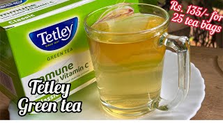 Tetley Green Tea  Tetley Green Tea Classic  How to make Green Tea  Tetley Green Tea Review amp Demo [upl. by Acnaib138]