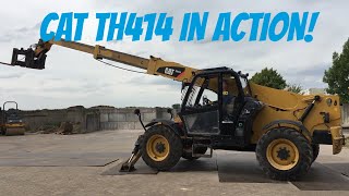 Achieve more with the Telehandler CAT TH414 [upl. by Mill159]