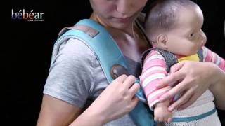 Bebamour 9 in 1 Baby Carrier Hipseat User Vedio of bebear [upl. by Iblok]