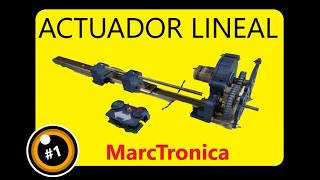 Actuador Lineal industrial 3dprinting microprocessor 3dprinter diy modelos3d [upl. by Ateikan643]