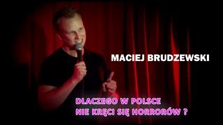 Maciej Brudzewski quotDlaczego w Polsce nie kręci się horrorówquot  StandUp 2018 [upl. by Eenej]