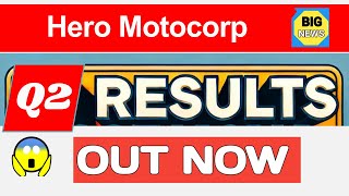 hero motocorp share latest news  hero motocorp share q2 results 2025 [upl. by Eivla]